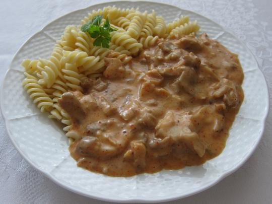Hlivový paprikáš