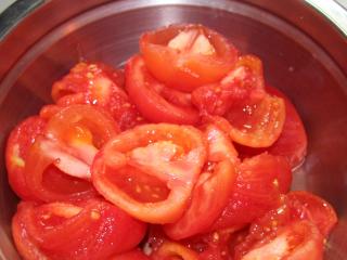 Príprava paradajok