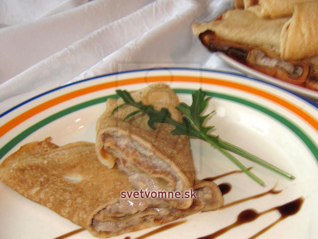 Palacinky s pečeňovou paštétou