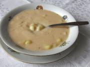 Mliečna zemiaková polievka pre deti
