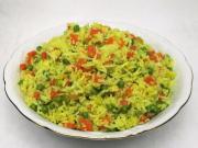 Basmati ryža so zeleninou